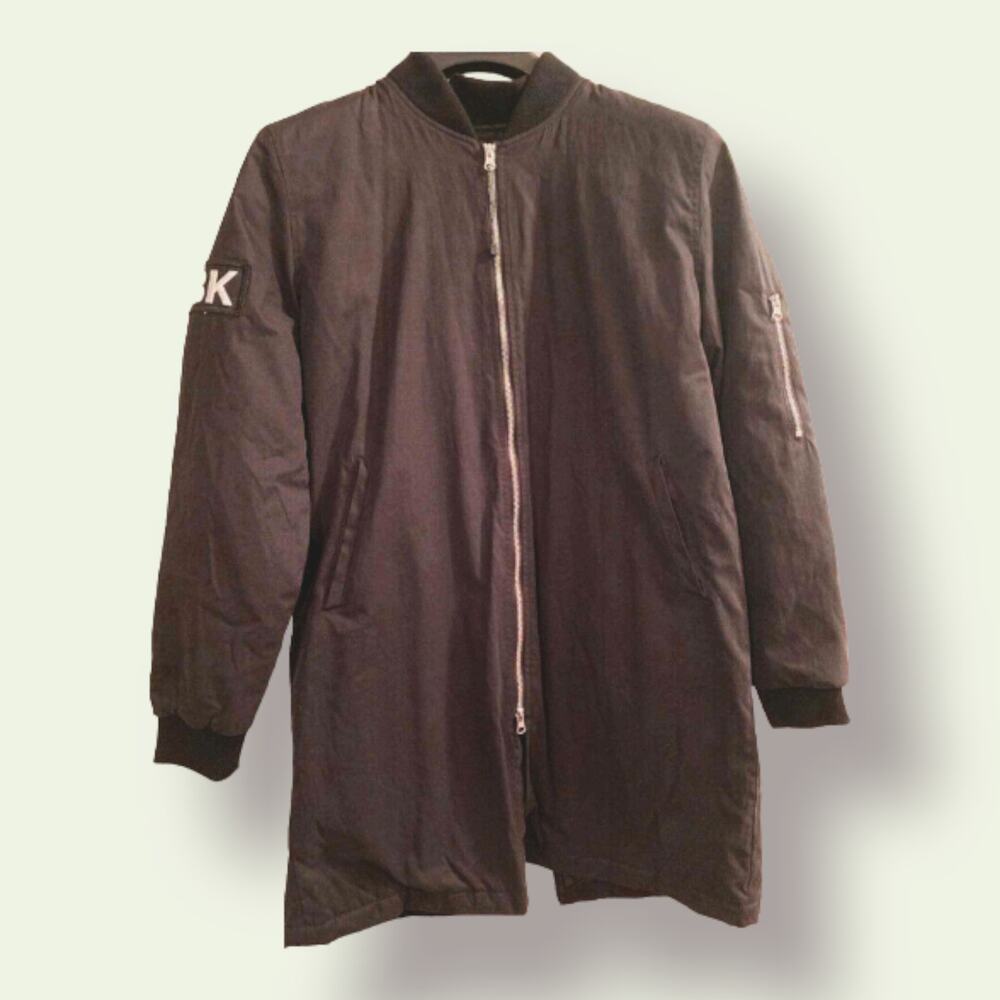 NWT DFBK Defend Brooklyn Black long jacket Size M